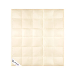 Kołdra puchowa 200x220 cm | Zimowa | Kremowa | Z Puchu Gęsiego